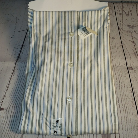 Calvin Klein Long Sleeve Button Down Striped Shirt - Picture 2 of 2